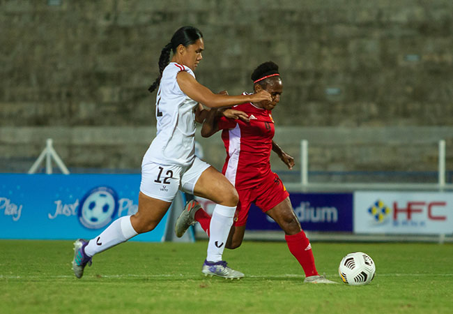 Great Game By Tonga In OFC Women’s Cup Quarter-finals | Matangi Tonga